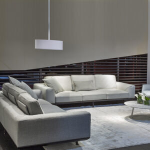 義大利Giò三人牛皮沙發│NATUZZI