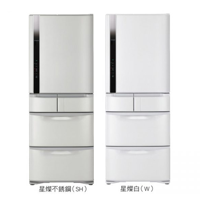 HITACHI α-BeautyPlus-Platinum全能智慧真空冷藏庫五門冰箱